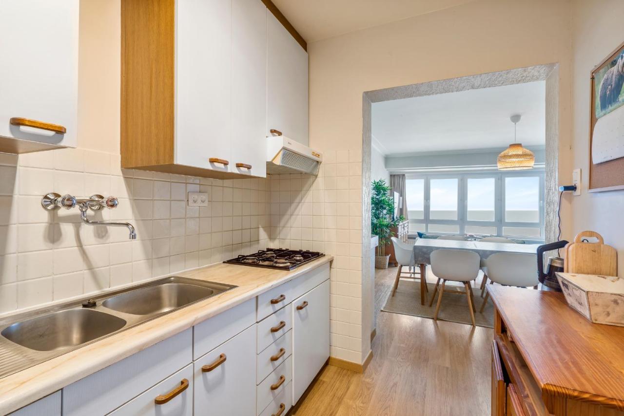 Zonnig Familie App Op Zeedijk Met Zeezicht Voor 6P Apartamento Ostend Exterior foto