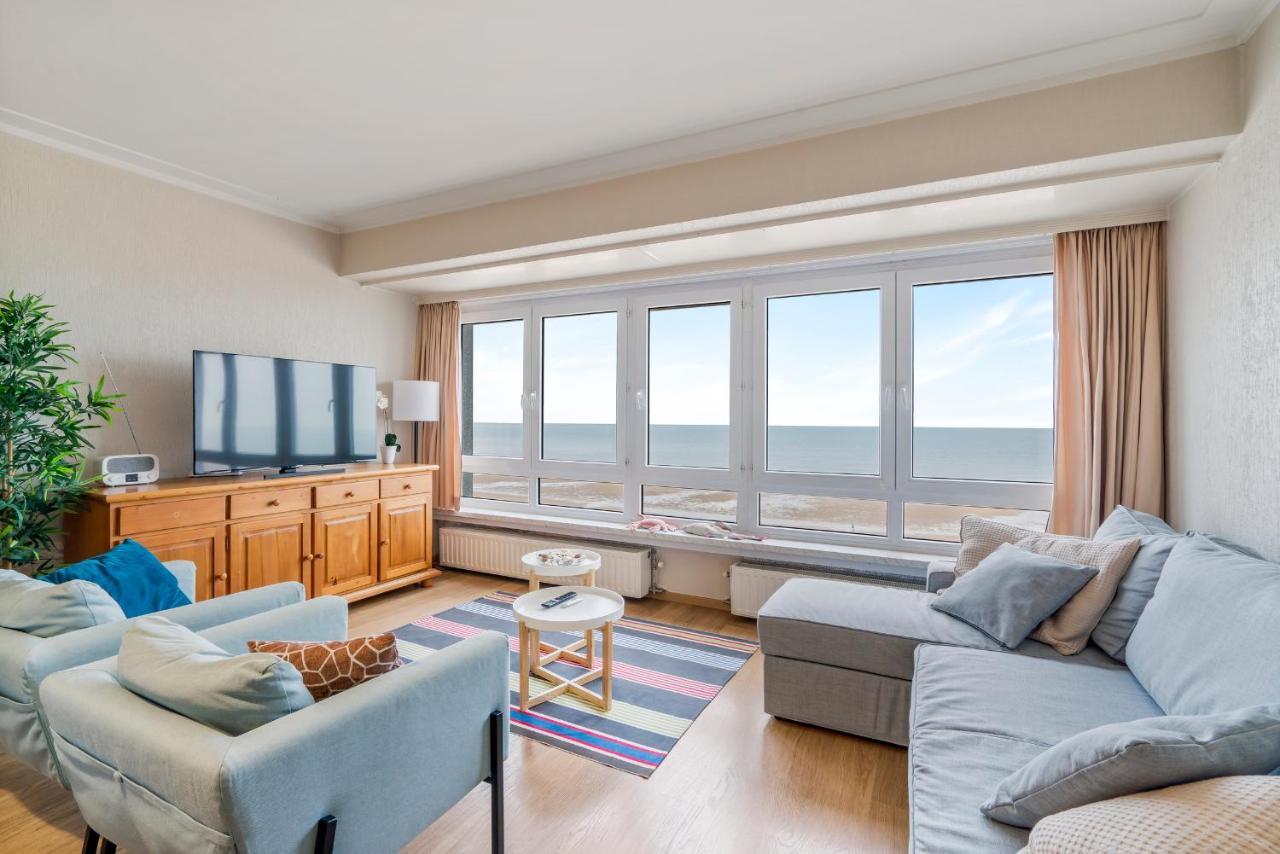 Zonnig Familie App Op Zeedijk Met Zeezicht Voor 6P Apartamento Ostend Exterior foto